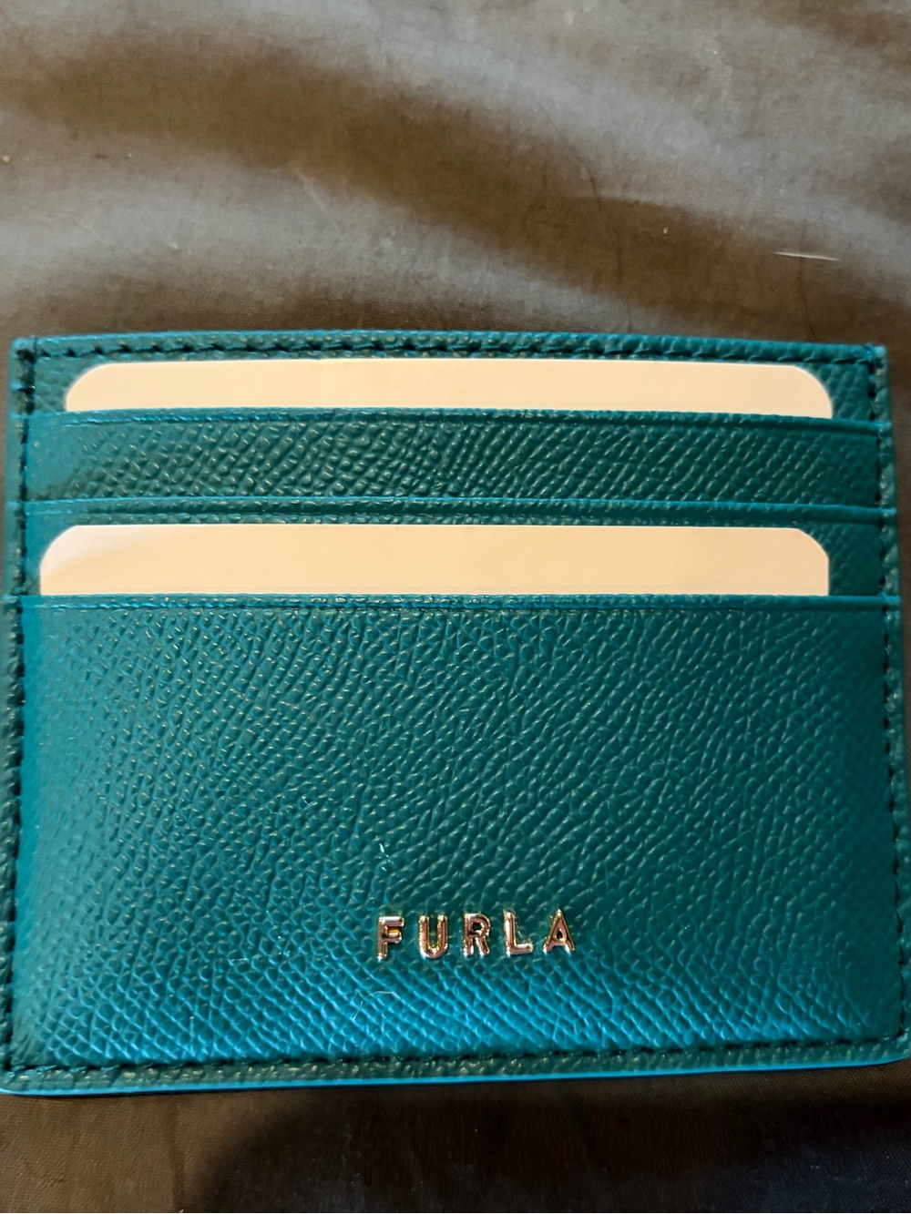 Girls cardholder in teal green nwt